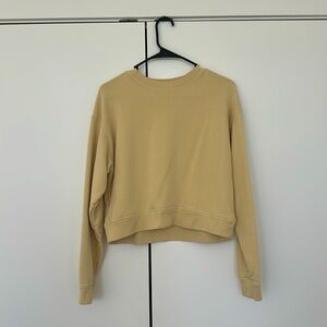 Uniqlo Cotton Crewneck - Yellow